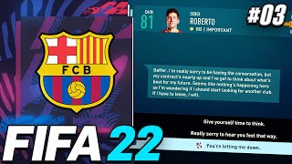 HE WANTS A NEW CONTRACT?!! - FIFA 22 Barcelona Career Mode EP3