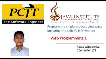 Web Assessment 23 | 1st Year | Java Institute For Advanced Technology