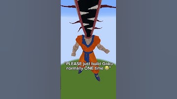 NORMAL Goku in Minecraft 🫡 #goku #dbz #dragonball #anime #fyp #memes #minecraft #dragonballz