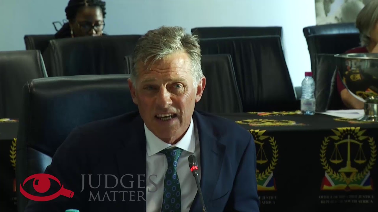 SA Western Cape HC JSC Interview of Adv F S G Sievers SC – Judges Matter (October 2019)