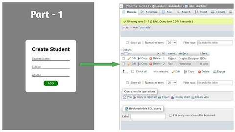 Crud Operation Using PHP with Mysql 2022 | Create Part - 1 | Code with Nizami.