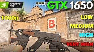 GTX 1650 | Counter Strike 2  1080p  All Settings Tested