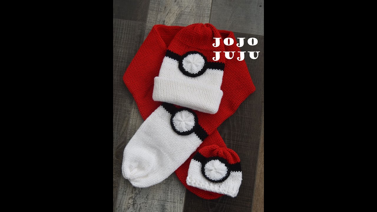 Les tutos de Fadinou: TUTO BONNET POKEBALL CROCHET