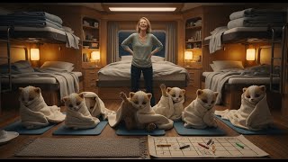 Les petits prédateurs l'ont regardée faire son lit — maintenant, ils rivalisent pour voir qui se ...