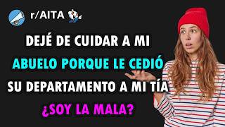Cuidé a mi abuelo por dos años y él me traicionó por mi tía que nunca ayudó