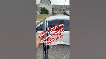 Easiest way to Tint Your Car Windows Like a Pro (Step-by-Step DIY Guide) #detailing #tint