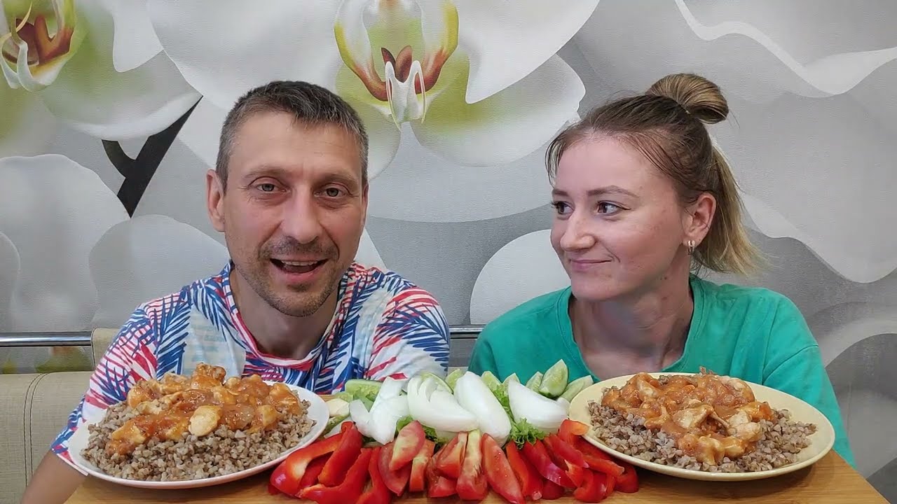 МУКБАНГ ГРЕЧКА С КУРИЦЕЙ В ПОДЛИВКЕ  | MUKBANG CHICKEN WITH BUCKWHEAT | #chicken #курица #mukbang