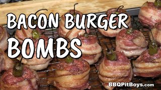 Bacon Burger Pepper Bombs