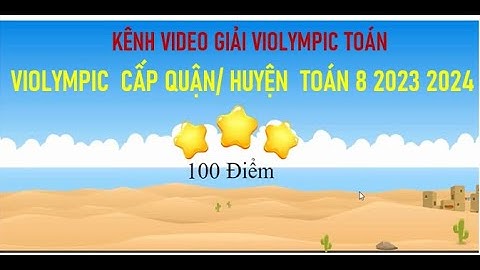 Đề thi violympic toán lớp 8 vòng 15 năm 2023-2023 năm 2024