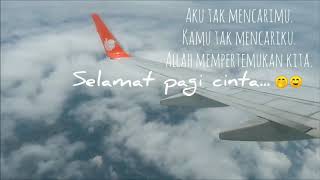 Status wa selamat pagi cinta