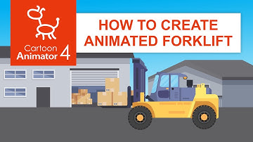 Cartoon Animator 4 | 2D animation | Elastic Motion | How To Create Animated Forklift