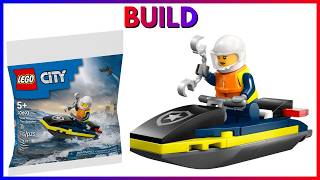 LEGO 30693 Police Water Scooter Build