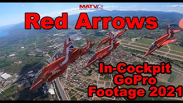 The Red Arrows | Awesome In-Cockpit GoPro Footage. 2021. #redarrows #raf #displayteam #hawk