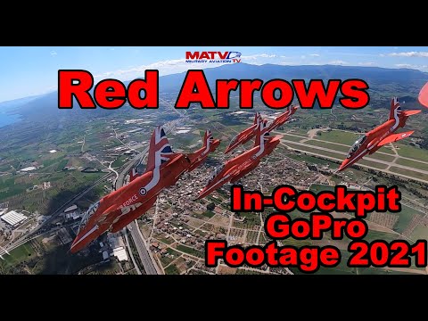 The Red Arrows | Awesome In-Cockpit GoPro Footage. 2021.