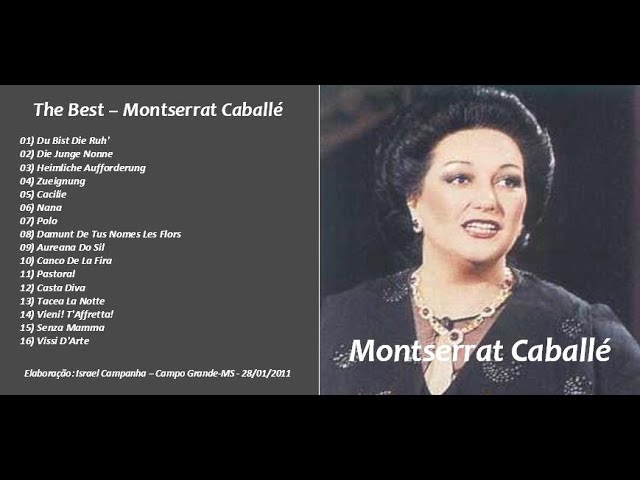 Montserrat Caballé - YouTube