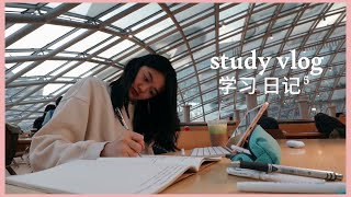 Study Vlog: A week of studying + how I read for class