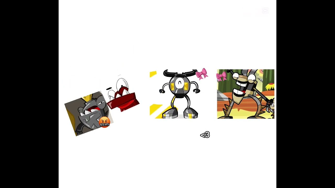 Shuff and Zorch beat each other's asses up while Footi and Seismo put hairbows on each other