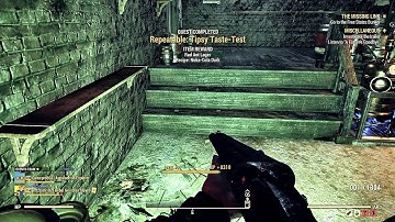 Fallout 76 Tipsy Taste Test Daily Quest Completion Earned Nuka Cola Dark Reciepe