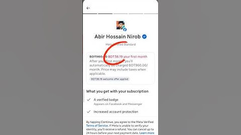 Facebook meta verified _ 1month_[99% Discount ] free