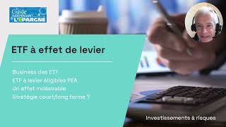 ETF éligibles PEA à effet de levier : la dérive de l'effet de composition des performances