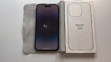 Official Apple iPhone 14 Pro Clear Case with MagSafe Unboxing and Review