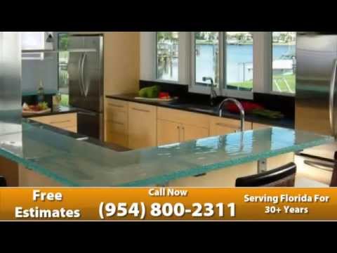 Glass Countertops Miami Fl Youtube