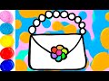 Bolalar uchun qo&#39;l sumkasi rasm chizish/Drawing bag for children/Рисование сумка для детей