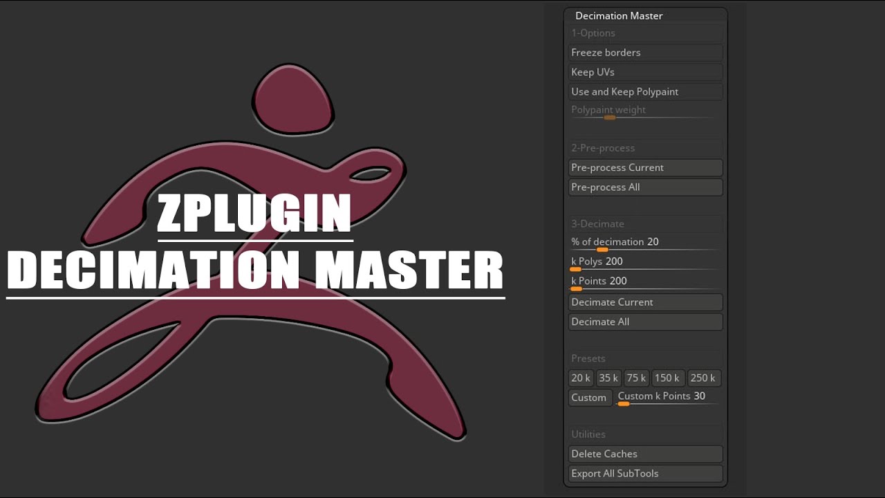 zbrush decimation master plugin download