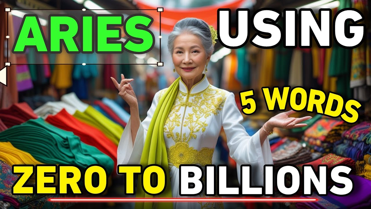 🔥 Aries: 5 Words to Go from 0 to Millionaire in 2025