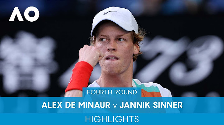 Alex de Minaur v Jannik Sinner Highlights (4R) | Australian Open 2022