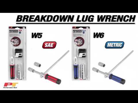 Performance Tool W6 Met Breakdown Lug Wrench 1 Pack