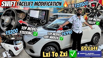 Swift 2024 Base To Top Transformation ✅ Swift Lxi To Zxi 2024 ✅ Swift Modified 2024 🔥 Swift Foglamp🔥