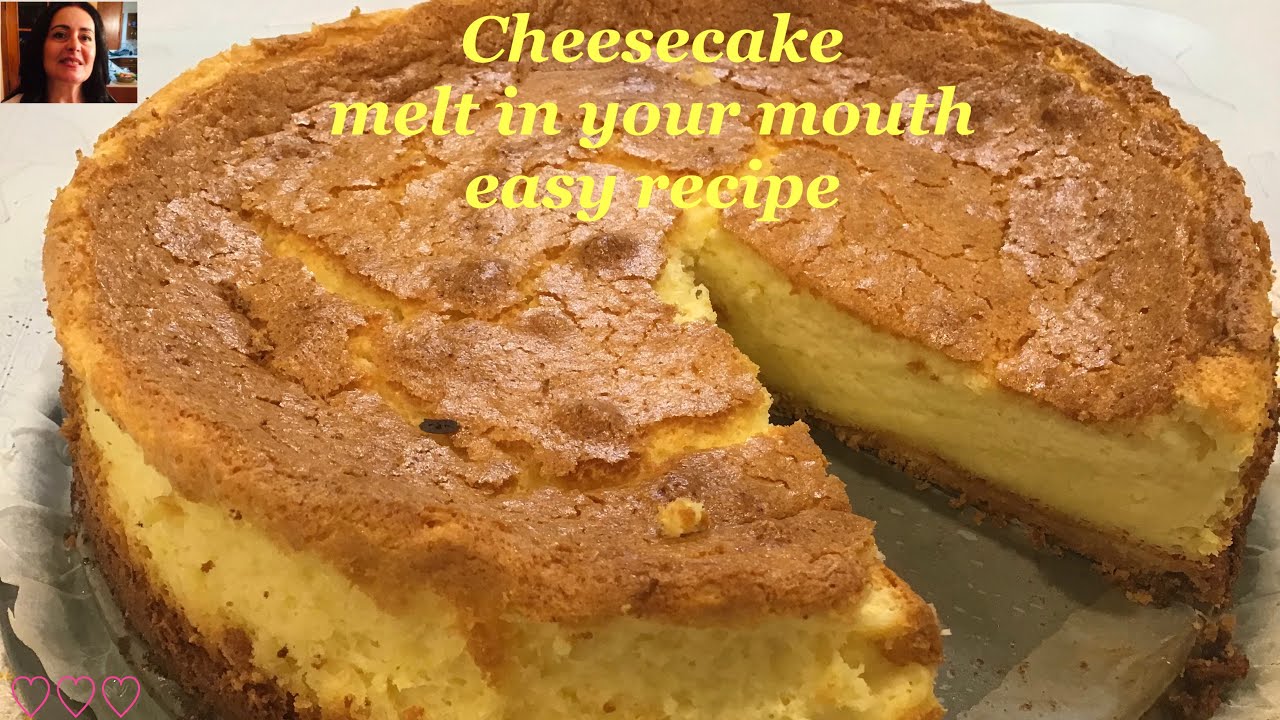 Cheesecake melt in your mouth easy recipe. - YouTube