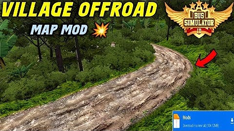 Map Mod Bussid 4.2 - Released Long Village offroad map Mod For Bus Simulator Indonesia