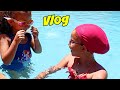 Vlog  annonce meet up en juillet  apres midi piscine  sortie et achat en famille