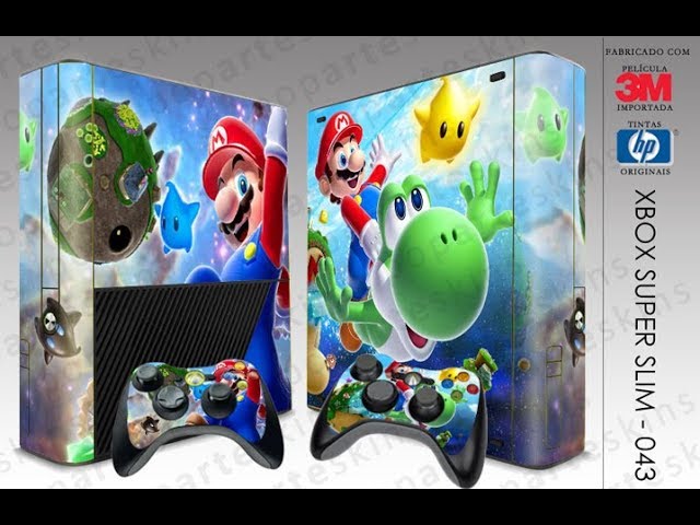 Xbox 360 Super Slim Skin - Mario & Luigi - Pop Arte Skins