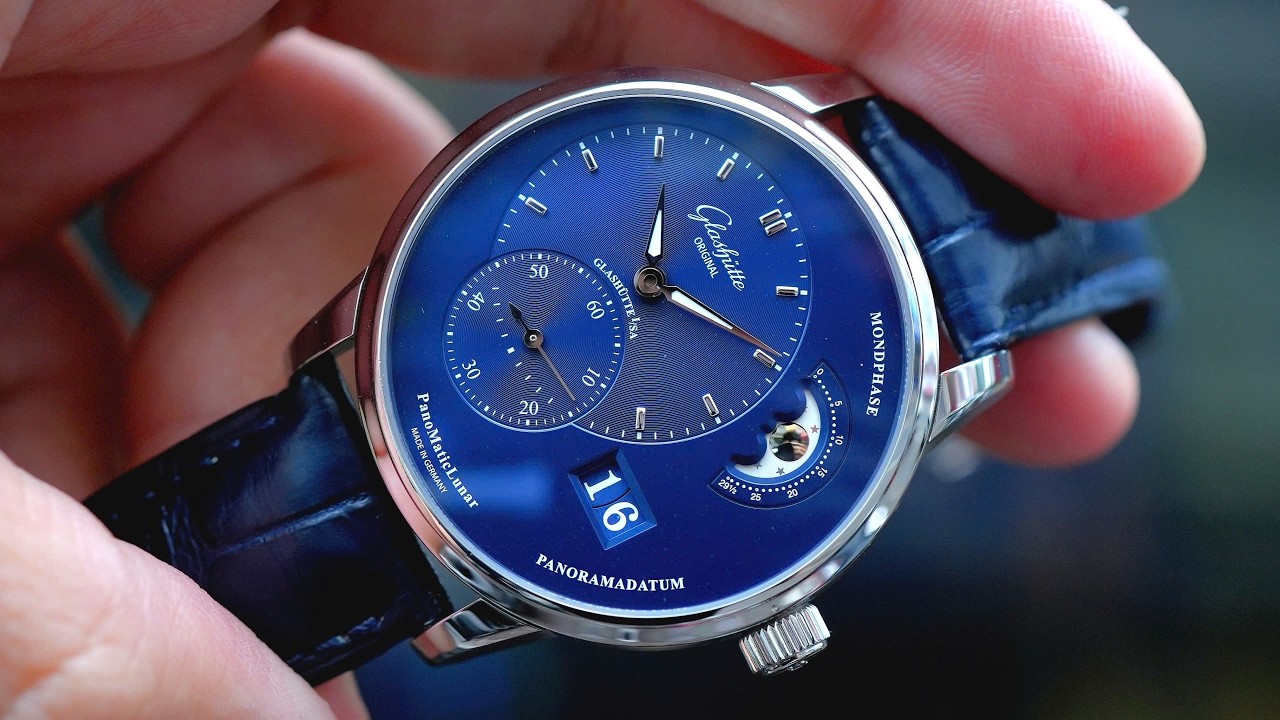 [Rất Đẹp] Glashutte Original PanoMaticLunar Blue 40mm 1-90-02-46-32-35 | Hotline 0982298881
