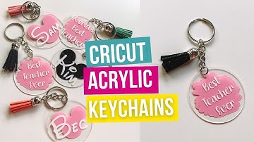 Acrylic Keychain Tutorial With Vinyl Using Cricut Joy
