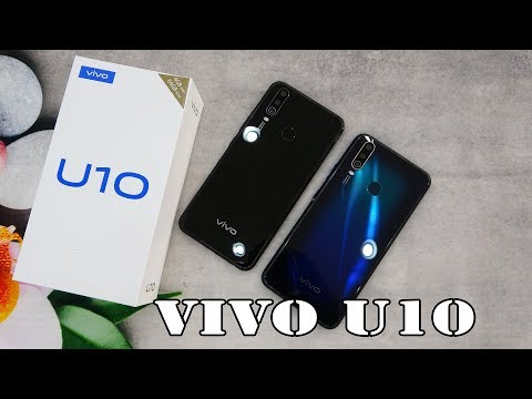 vivo U10 Thunder Black, Electric Blue unboxing | camera, fingerprint, face unlock tested