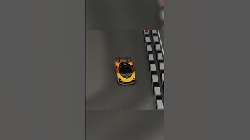 Orange Supercar Speed Run on Race Track | Ultimate Racing POV 🚗💨 #shorts  #cars #cartoon