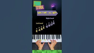 Thumbnail of Anyone Can Play Minecraft Moog City -  C418 on Piano! #learnpiano #pianotutorial #easypiano