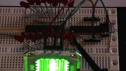 WS2803 Parallelling 18 Constant Current Sources PWM drives 30W RGB LED