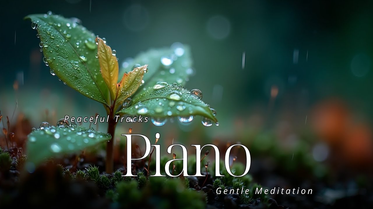 Peaceful Piano Tracks 🌿 Gentle Meditation Music for Focus ~ Calm Sleep ...