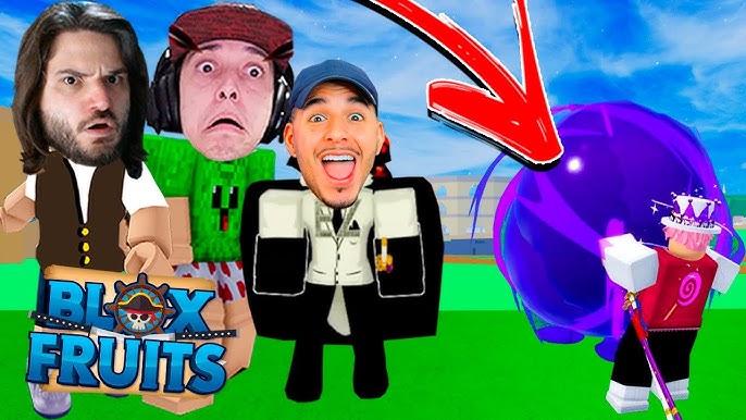 BLOX FRUITS: JAZZGHOST e SOUZONES TIRINHA e MIKE ficou CARECA