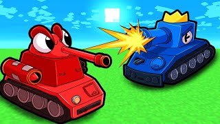 RED vs BLUE  RAINBOW FRIENDS BASE WARS! (Armored Patrol)