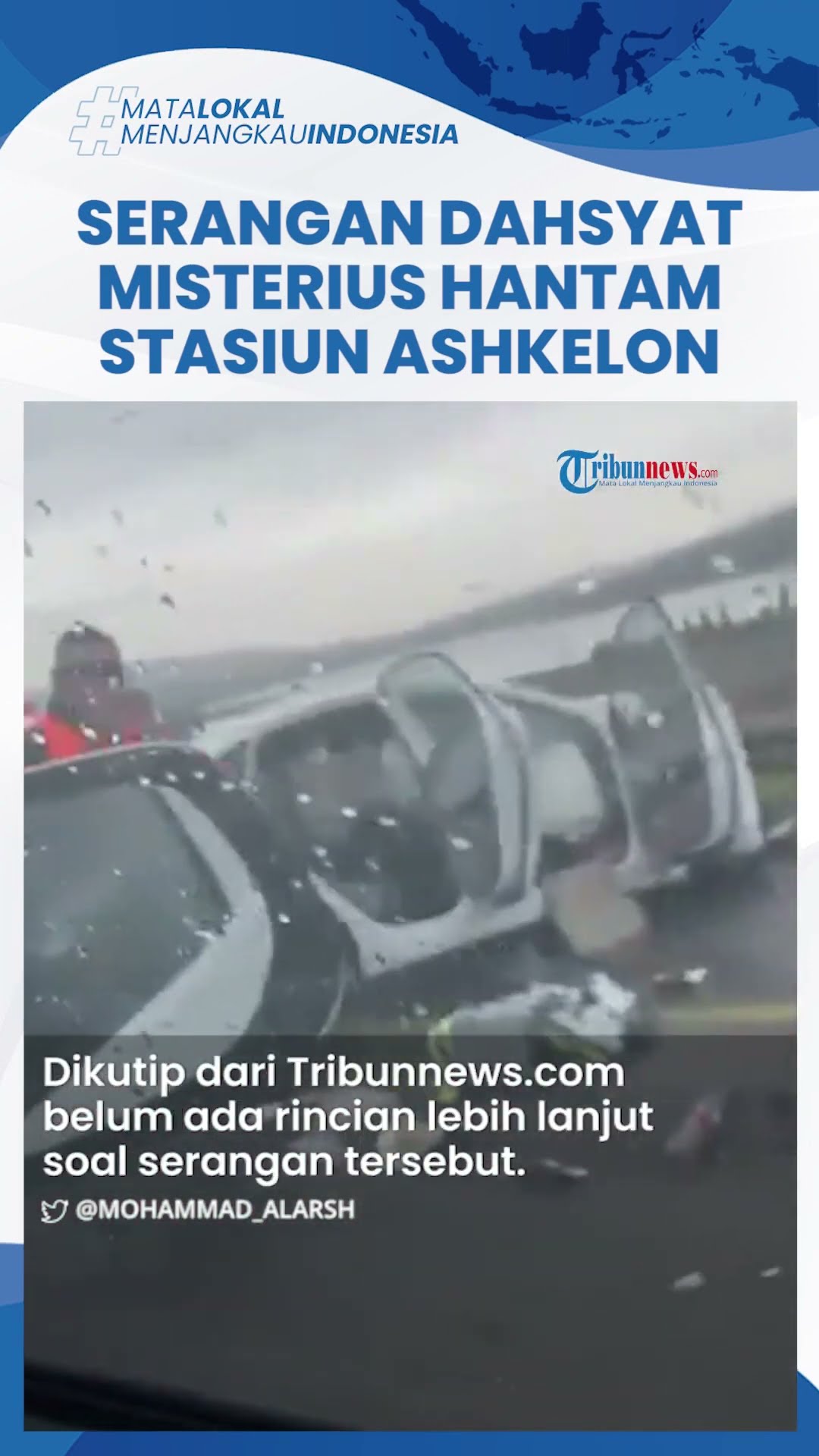 Setelah Bandara, Stasiun Ashkelon Israel Dihantam Serangan Dahsyat Misterius, Sirene Meraung