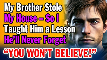 My Brother Stole My House – So I Taught Him a Lesson He’ll Never Forget!