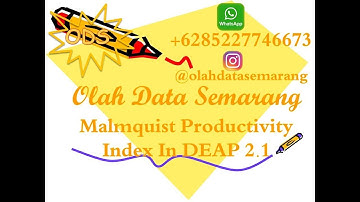 Malmquist Productivity Index In DEAP 2 1