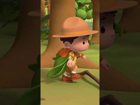 ÁGUIA NÃO CONSEGUE VOAR?! | Leo, O Guarda Florestal | Animação #shorts