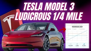 Tesla Model 3 Performance Ludicrous mode quarter mile time revealed